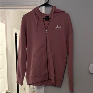 Under Armour Pink Zip-Up Hoodie